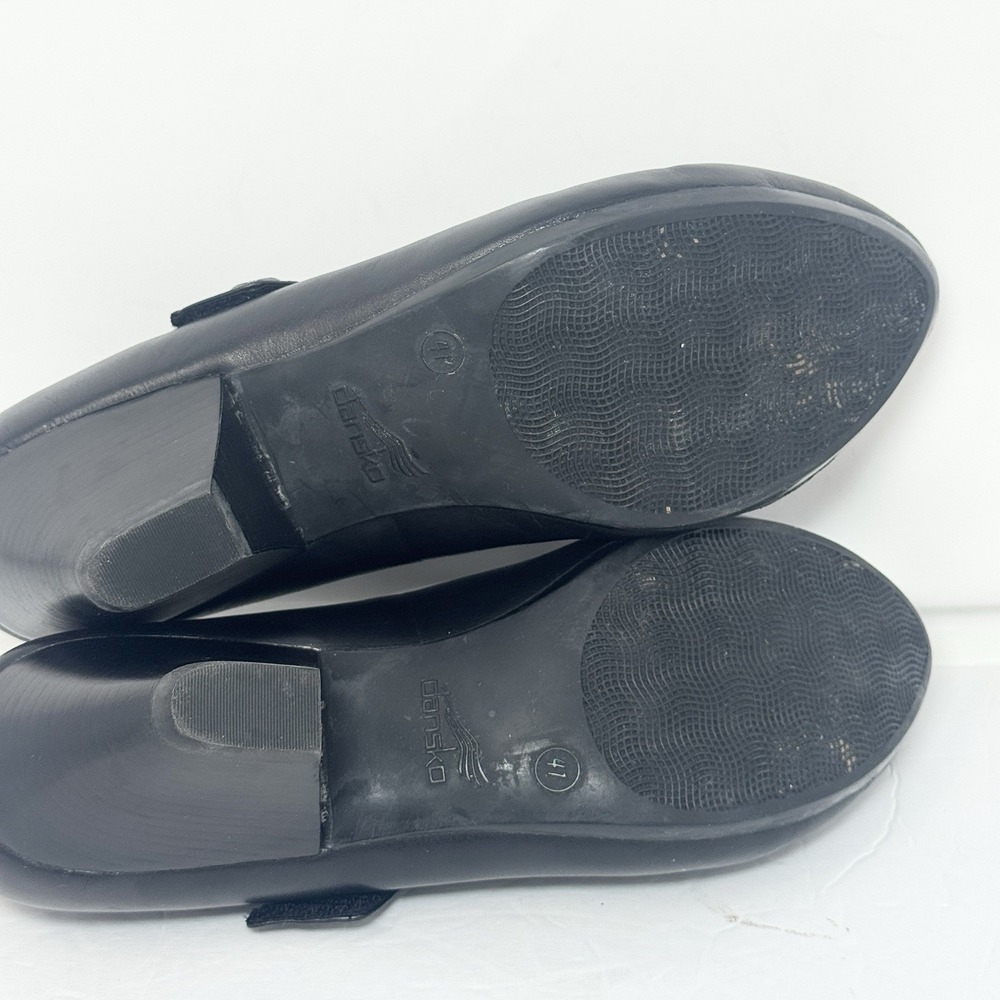 Dansko Betty Mary Jane Shoes Women's Size EU 41 US 11 Black Ankle Heel Pumps - Picture 10 of 10